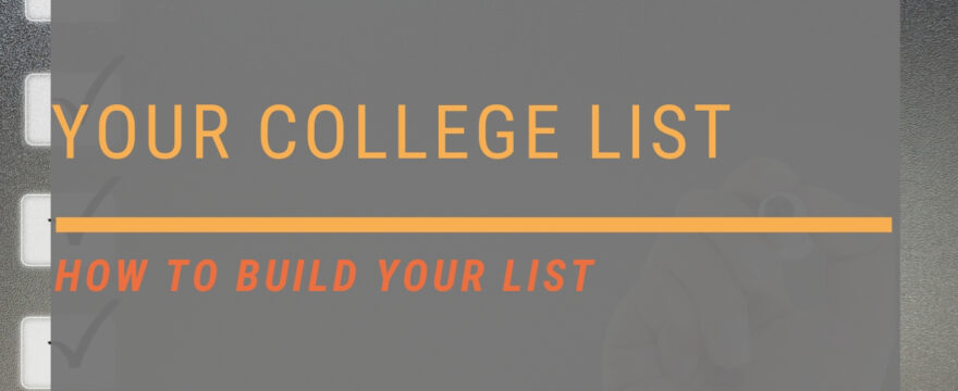 How to Build Your College List