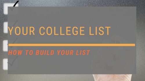 How to Make Your College List | NovellaPrep